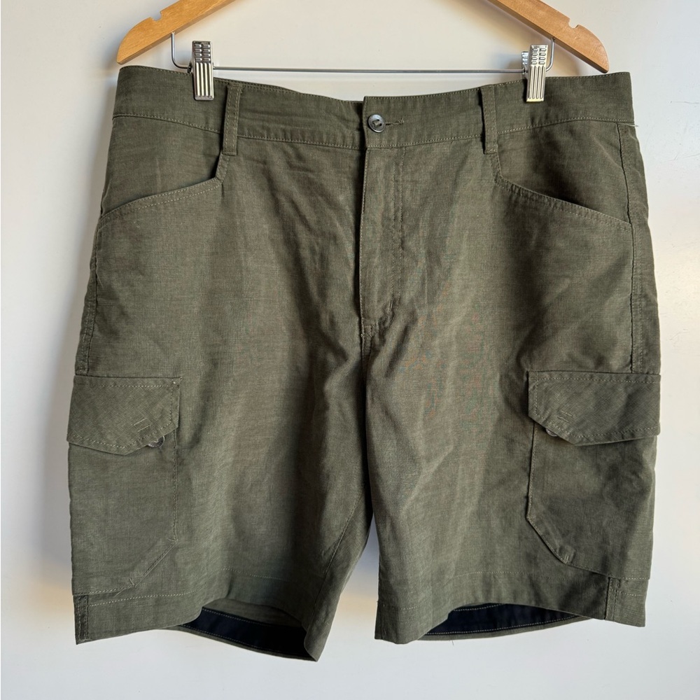 Royal Robbins‎ Men Springdale Short Olive Green 38 cotton tencel cargo utility